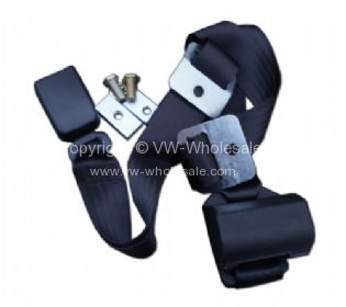 Modern buckle 2 point static seat belt Black 55-67 - OEM PART NO: 111857704C