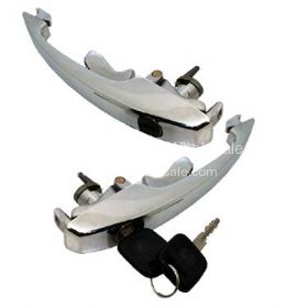 Pair of door handles working on the same key - OEM PART NO: 113898205M