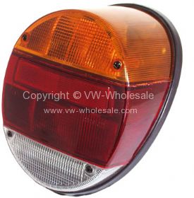 Orange red and clear rear light unit complete - OEM PART NO: 135945097X