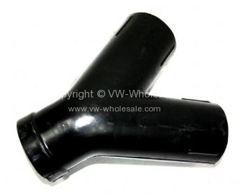 Genuine VW plastic fresh air centre tube Y Used 8/72-79 - OEM PART NO: 211255477B