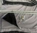German quality blackout curtain set with rails in Grey 5 piece