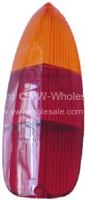 German quality Type 3 Rear light lens Orange and Red - OEM PART NO: 311945241