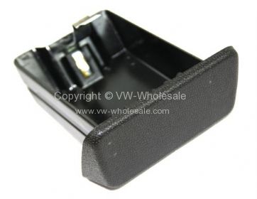 Genuine VW ashtray black plastic Bus 68-79 - OEM PART NO: 2378573291