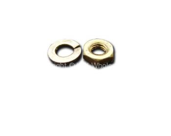 Genuine wheel retainer nut & washer 68-79 - OEM PART NO: N0111165