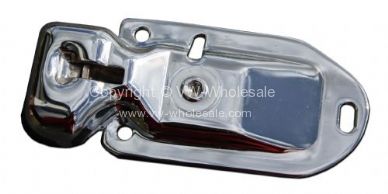 Genuine VW Chrome slide door retainer plate LHD Used - OEM PART NO: 211843454