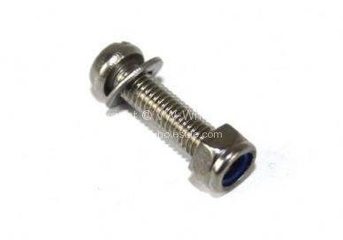 Stainless steel drop side buffer screw washer & nut for 40mm - OEM PART NO: N107231