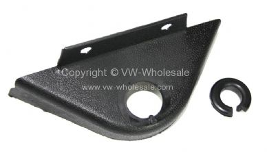 German quality plastic cover surround for handbrake release gloss black 68-79 - OEM PART NO: 211711435