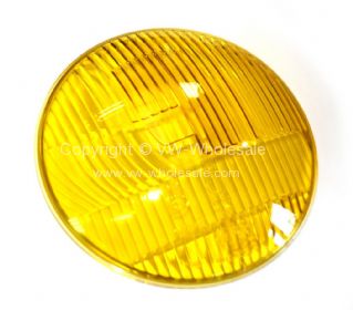 German quality headlight glass Yellow LHD Ghia - OEM PART NO: 141941115Y