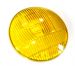 German quality headlight glass Yellow LHD Ghia