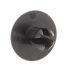 Plastic spreading rivet, dark gray, Ø8.0-8.2mm