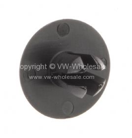 Plastic spreading rivet, dark gray, Ø8.0-8.2mm - OEM PART NO: 