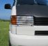 Headl lamp light guards to fit Bus T4 Short Nose finished in black - OEM PART NO: 701941034