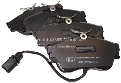 Brake pads, front, 19,2mm, with one sensor, Bus T4 - OEM PART NO: 7D0698151B