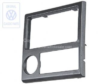 Cover / frame for ashtray, satin black, for vehicles with additional heating - OEM PART NO: 8587D197