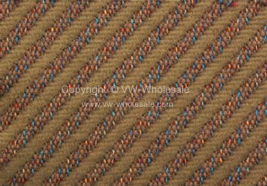 Upholstery fabric Multicolor beige Diagonal stripes - OEM PART NO: 10037