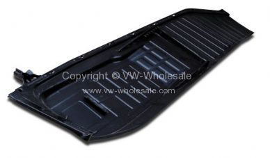 Floor pan half with T shaped seat runners Left - OEM PART NO: 111701061