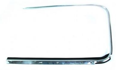 German quality outer scraper with chrome moulding Left - OEM PART NO: 113853321CGR