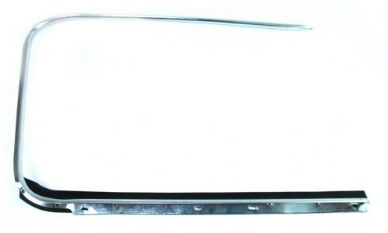 German quality outer scraper with chrome moulding Right - OEM PART NO: 113853322CGR