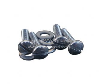 Stainless 1/4 light catch plate screws and washers - OEM PART NO: N141228