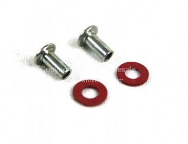 German quality 1/4 light top rivets and fibre washers - OEM PART NO: N136612