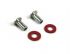 German quality 1/4 light top rivets and fibre washers - OEM PART NO: N136612