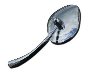 Chrome hinge mount oval door mirror Right - OEM PART NO: 113857514A
