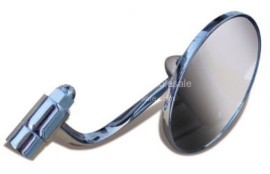 Chrome 101 style hinge mount door mirror short arm Right - OEM PART NO: 111857514A