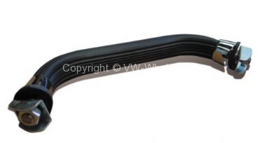 German quality beetle black dash grab handle with chrome ends 60-67 - OEM PART NO: 151857641C