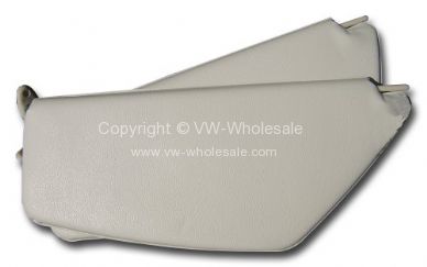 German quality sunvisors in off white - OEM PART NO: 113857551B