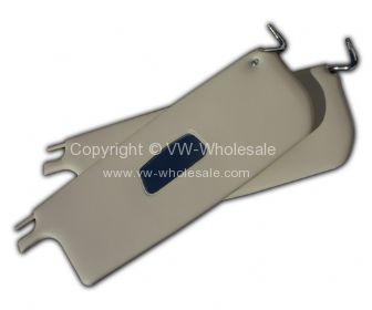 German quality convertible sunvisors in off white - OEM PART NO: 151857551C