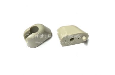 German quality sunvisor clip in Off White - OEM PART NO: 111857561