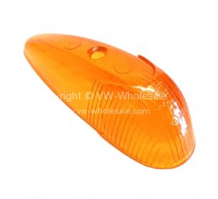 Genuine quality Hella marked orange indicator lens - OEM PART NO: 111953161C