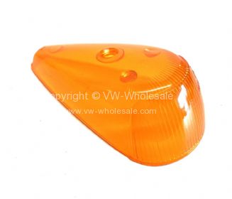 German quality orange indicator lens for German chrome top - OEM PART NO: 111953161J