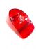 German quality tombstone rear light lens Hella marked all red - OEM PART NO: 111945241MS
