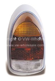 Tombstone rear light unit orange red & clear lens Left - OEM PART NO: 111945095P