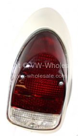 Tombstone rear light unit with red and clear lens Left - OEM PART NO: 111945095R