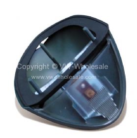 Complete early popes nose number plate light unit Beetle - OEM PART NO: 111943111E