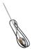 Chrome finished stainless steel single mount aerial - OEM PART NO: 111035501