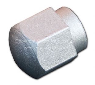 German quality domed wiper nut bright silver 2 needed - OEM PART NO: 211955417A