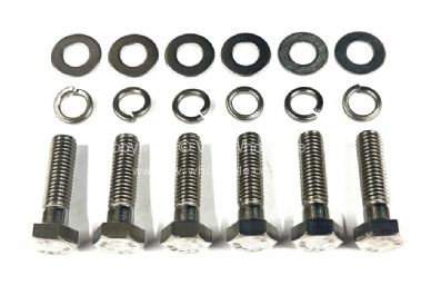 Stainless steel bumper iron to body fitting kit for both irons - OEM PART NO: 