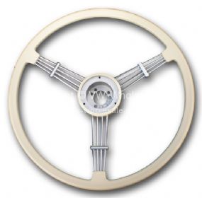German quality banjo steering wheel Ivory - OEM PART NO: AC4001235