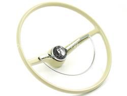 OEM Style steering wheel in Ivory inc horn button - OEM PART NO: 311498651D