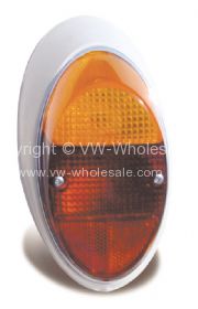 Complete rear light unit with orange and red lens Left - OEM PART NO: 111945095M
