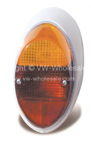 Complete rear light unit with orange and red lens Right - OEM PART NO: 111945096M