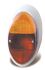 Complete rear light unit with orange and red lens Right