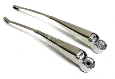 German quality chrome wiper arms plastic cap style Beetle - OEM PART NO: 111955408SS