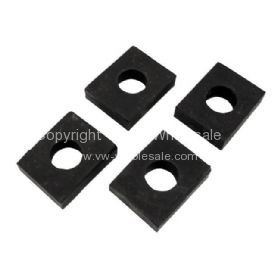 German quality lower body pads body to front axle 10mm set of 4 - OEM PART NO: 111899115