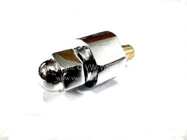 Chrome mirror mounting nut & ferrule 101 style mirror - OEM PART NO: 113857500