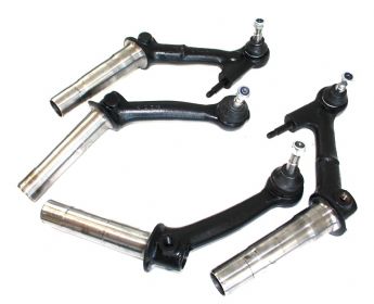 Genuine VW trailing arm set with new ball joints Beetle 66-79 - OEM PART NO: 131405152AKIT