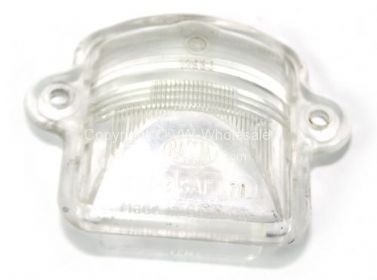 Genuine Hella or HASSIA number plate light lens Used 8/63-79 - OEM PART NO: 311943121USED